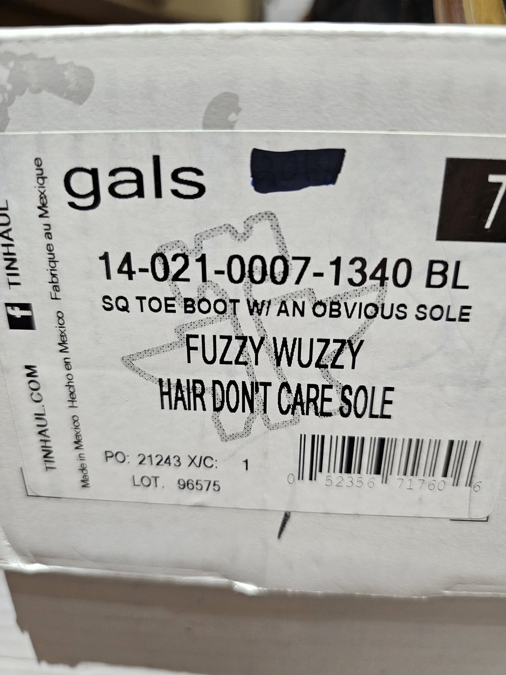Women Tin Haul 'Fuzzy Wuzzy' Hair-On-Hide Western Western Boots, NIB - Picture 10 of 10